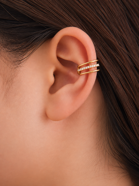 Обеца тип Ear Cuff Селин